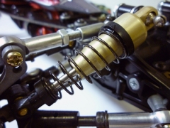 Tamiya Avante by Naz Singh - Front Right Shock Close Up
